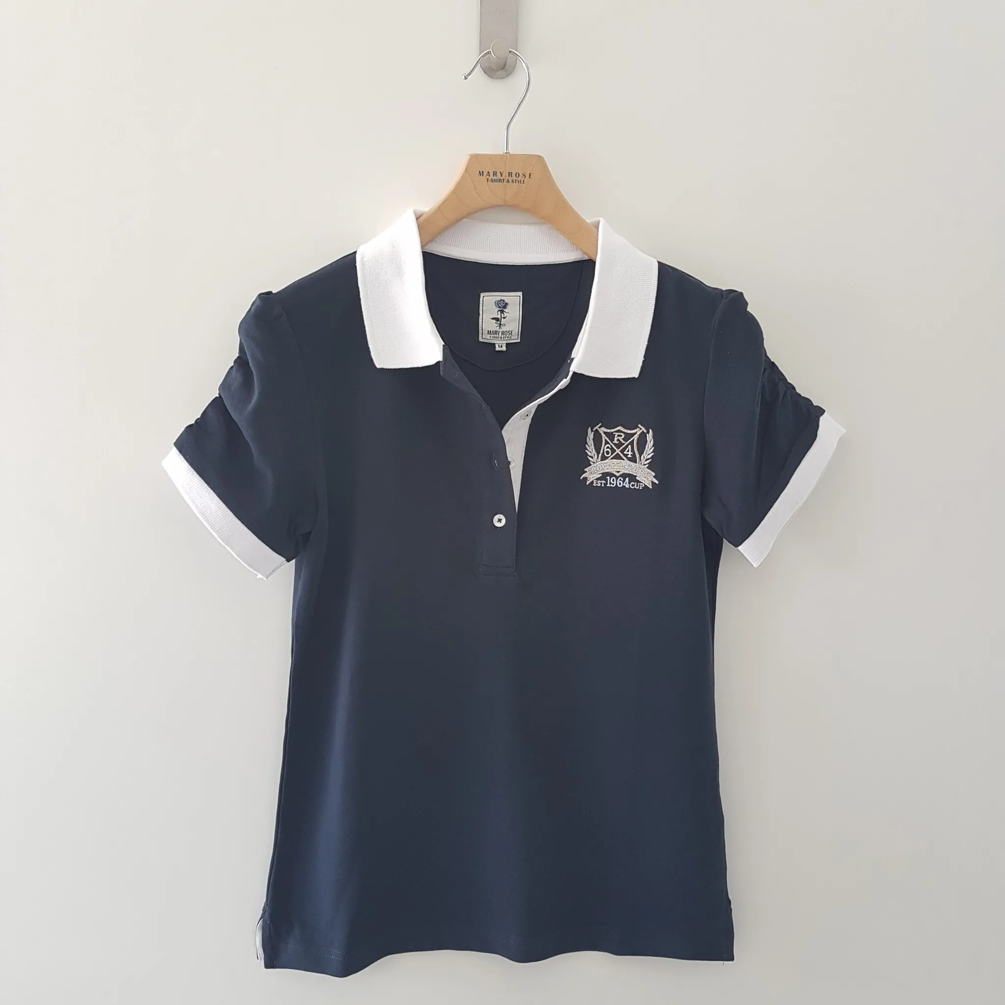 POLO MANICA ARRICCIATA