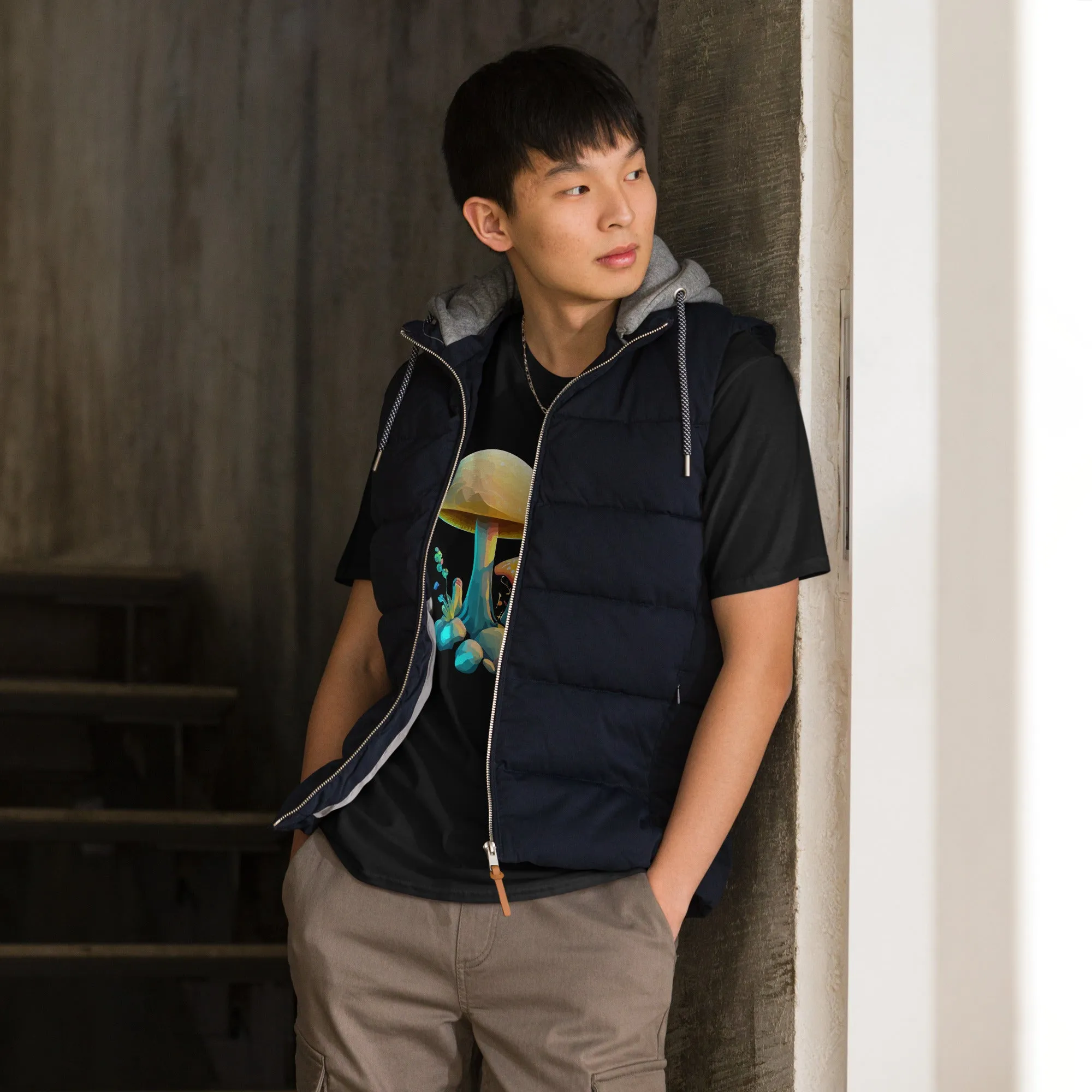 T-shirt unisex con funghi gialli